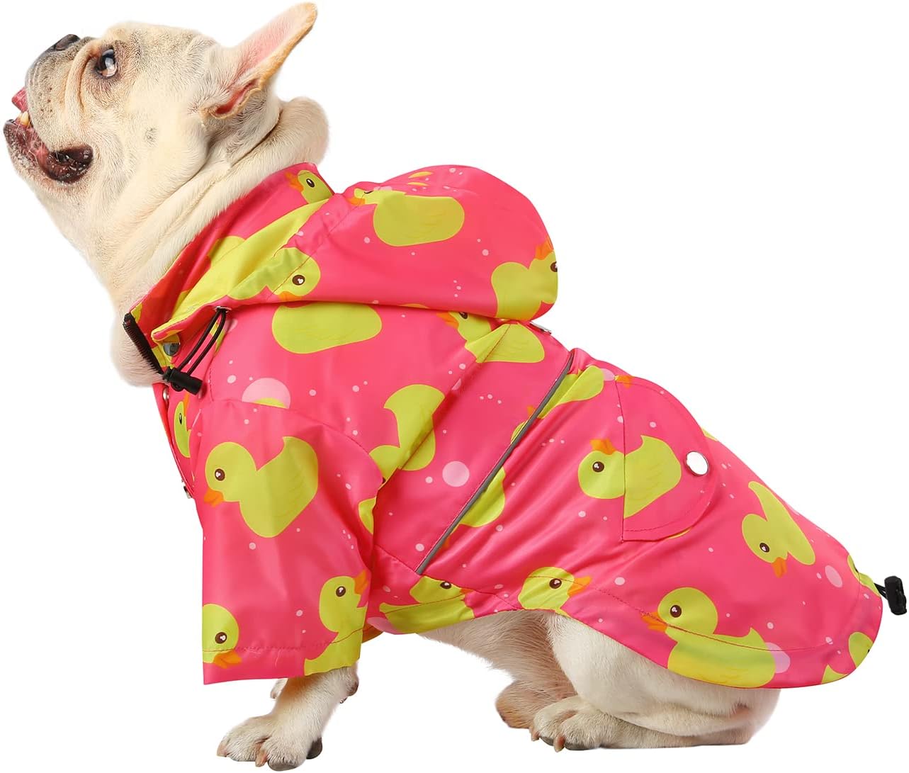 HDE Dog Raincoat Poncho for Small to 3XL Dogs in Pink