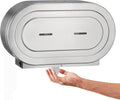 Stainless Steel Twin Jumbo Toilet Paper Dispenser - High Capacity