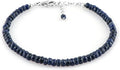 Gemstone Bracelets - Handcrafted Sterling Silver Beaded Set
