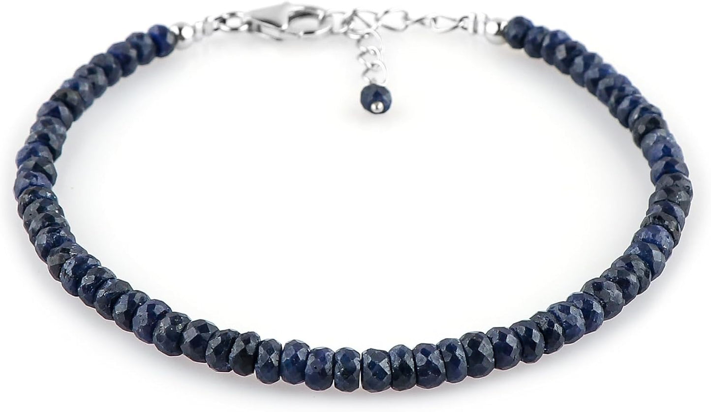 GEMSTONE BRACELETS - Hand-Crafted 925 Sterling Silver Jewelry