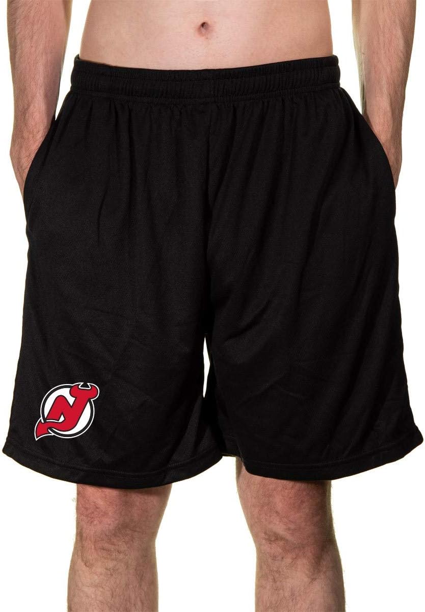 Calhoun NHL Men's Team Logo Air Mesh Shorts for Comfort