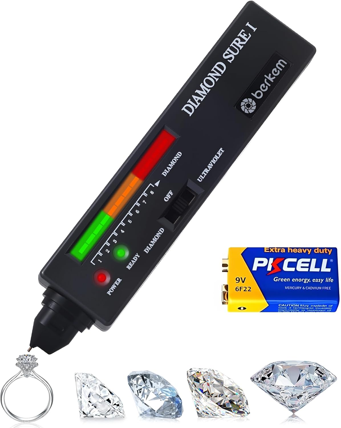 Valkynos Professional Diamond Tester Pen for Accurate Detection