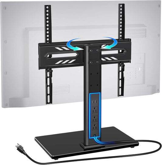 Greenstell Universal Swivel TV Stand | Height Adjustable | Holds up to 88 LBs | Max VESA 400x400mm