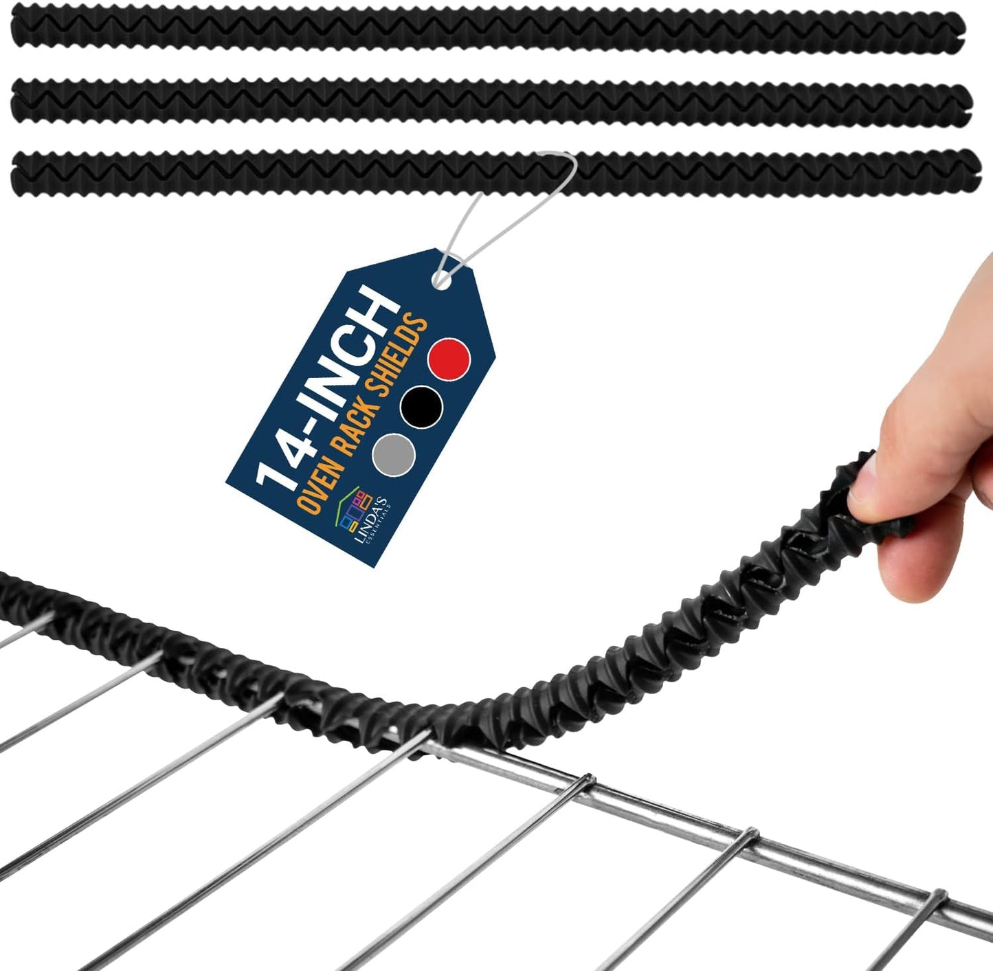 Linda's Essentials Heat-Resistant Rack Protectors - Prevent Burns
