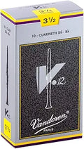 Vandoren CR1935 Bb Clarinet V.12 Reeds Strength 3.5 - Rich, Lasting