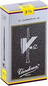 Vandoren CR1935 Bb Clarinet V.12 Reeds Strength 3.5 Box of 10