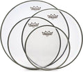 Remo Emperor 4-Piece Tom Pack Clear Heads - Consistent Tone for Kits
