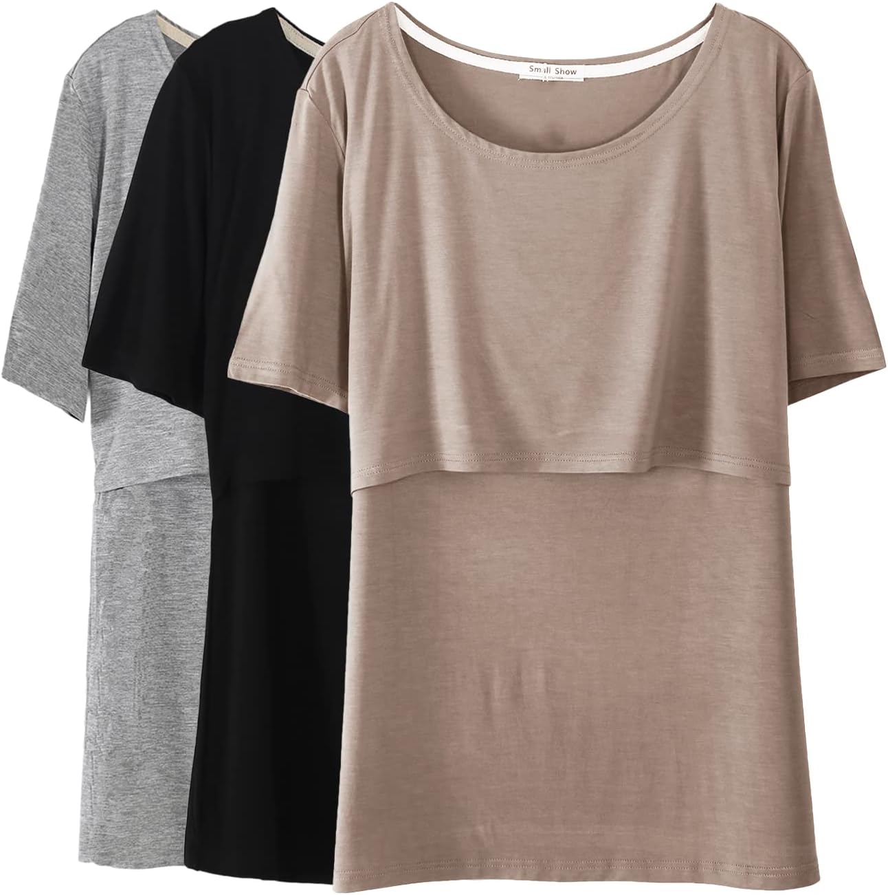 Smallshow Women's Maternity Nursing Tops for Comfortable Feeding