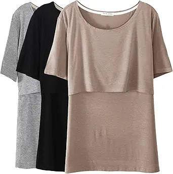 Smallshow Women's Maternity Nursing Tops for Comfortable Feeding