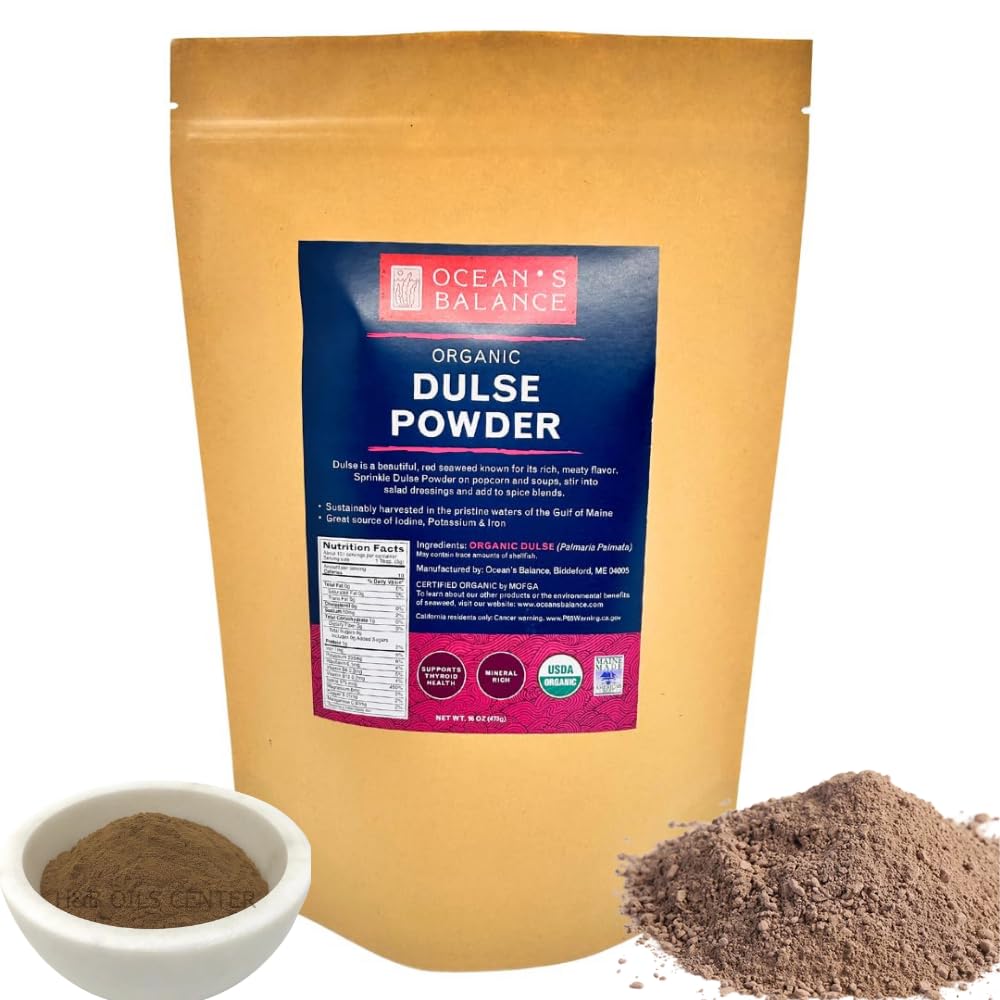Organic Dulse Powder for Metabolism Boosting Superfood Benefits