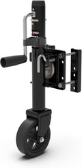 Upgraded Spoke Wheel Trailer Jack 10in Vertical Movement - Sturdy