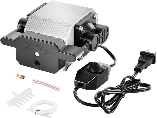 VEVOR Adjustable Air Assist Pump Kit for Laser Engraving Precision