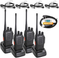 BAOFENG BF-888S Walkie Talkies Pack of 4 - Long Battery Life