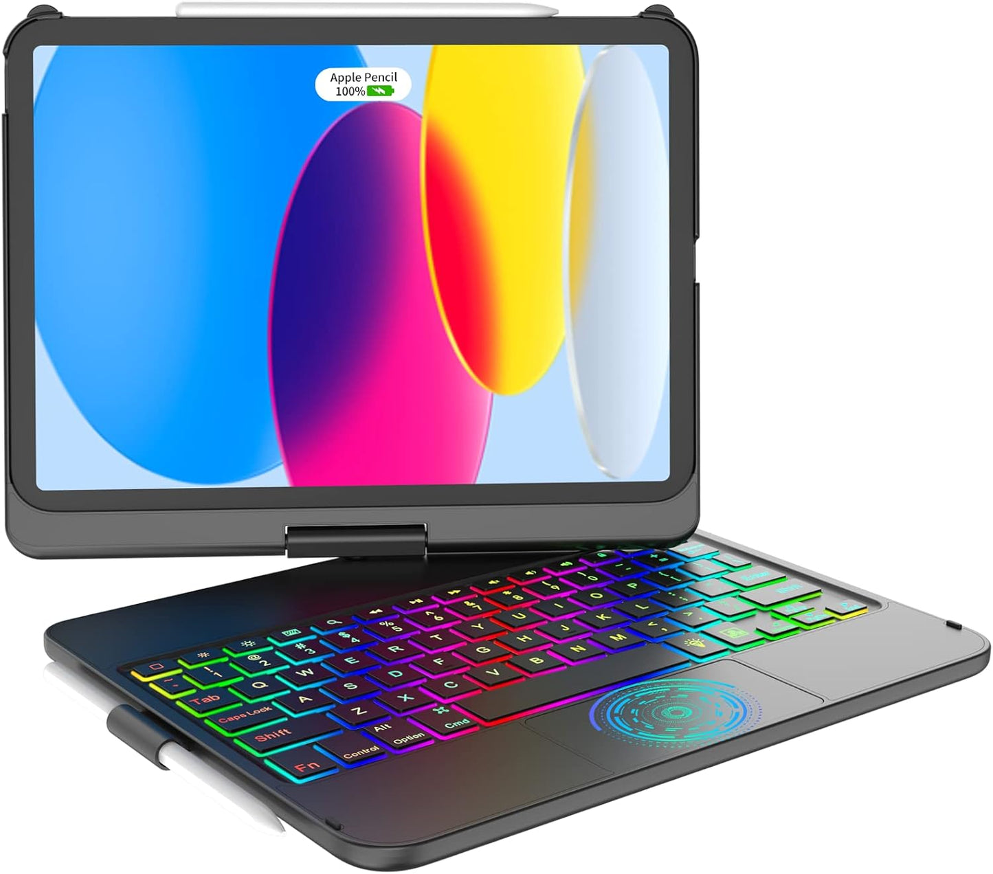 Touchpad Keyboard Case for iPad 11th/10th Gen with Backlit Keys