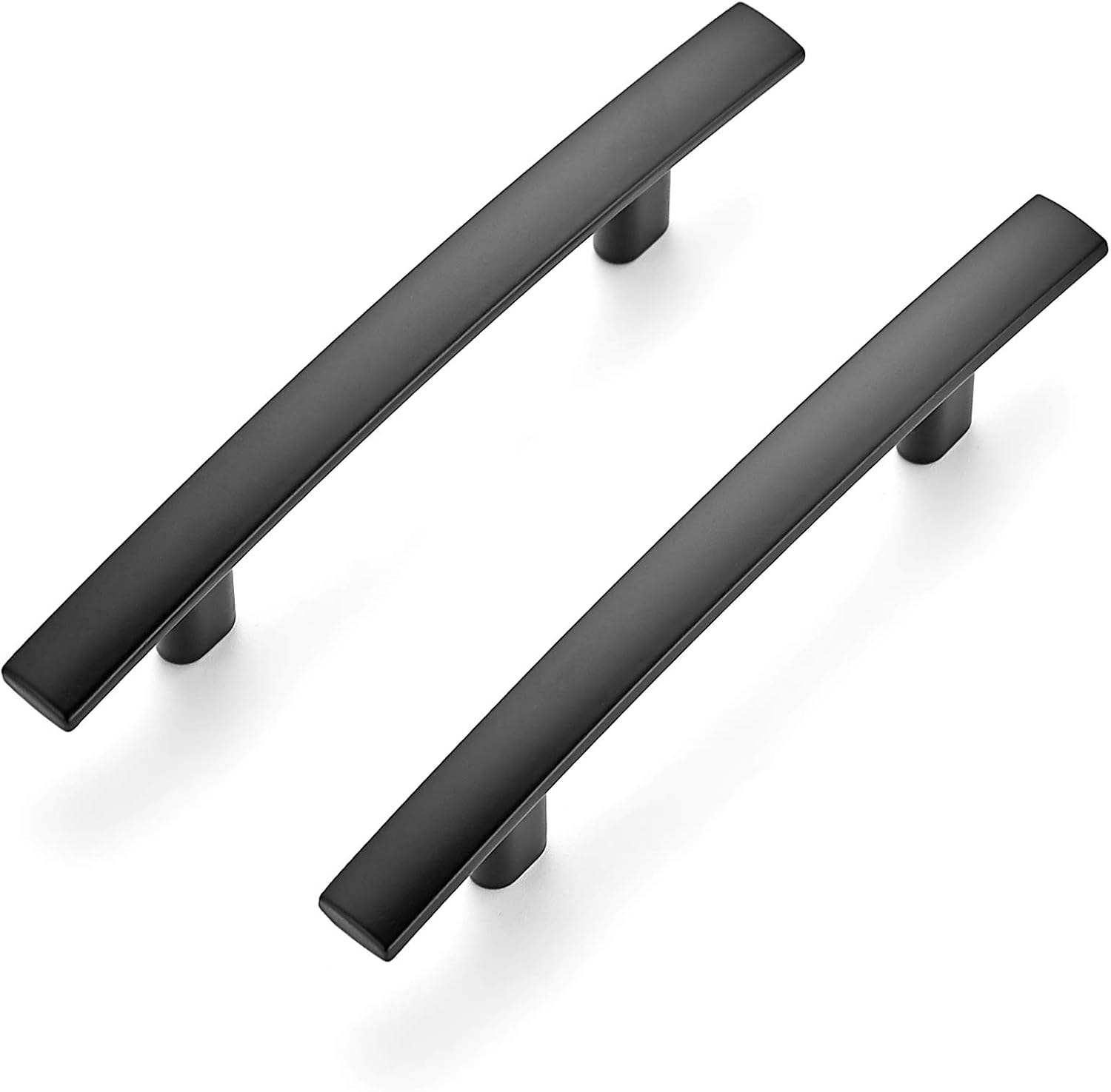 Ravinte 15 Pack Curved Cabinet Pulls in Matte Black Finish