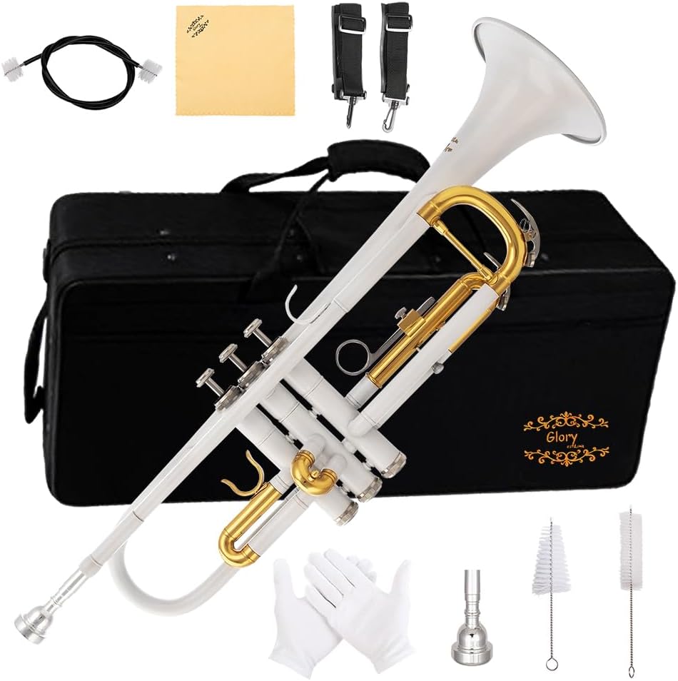 Glory Bb Trumpet for Beginners and Advanced Students with Case