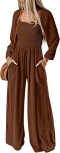 Dokotoo Women's Casual Loose Overalls Jumpsuit - Comfortable Versatile