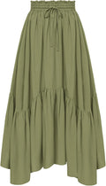 Scarlet Darkness Maxi Skirt High Waist Renaissance Skirt - Flowing It