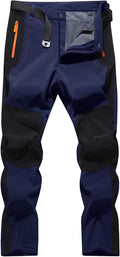 Men's Hiking Snow Ski Pants Softshell Fleece Lined Winter Water