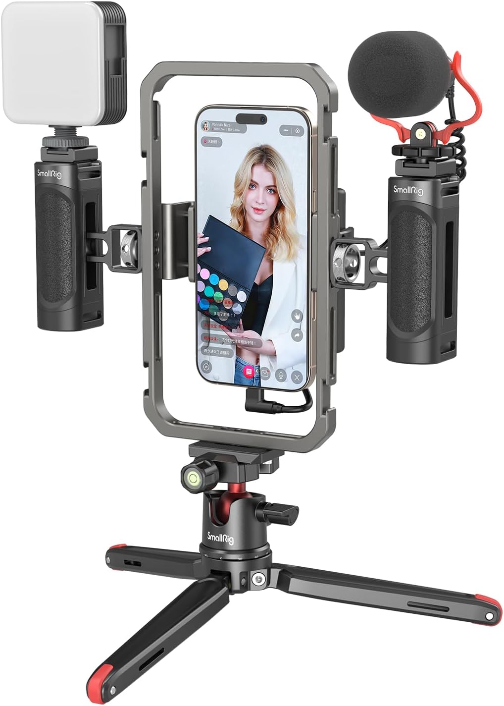 SmallRig Universal Phone Video Rig Kit for Vlogging & Streaming