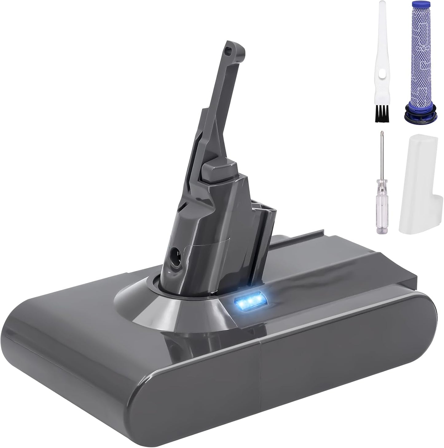 Dyson V8 Replacement Battery | 7000mAh with Filters | Fanshara
