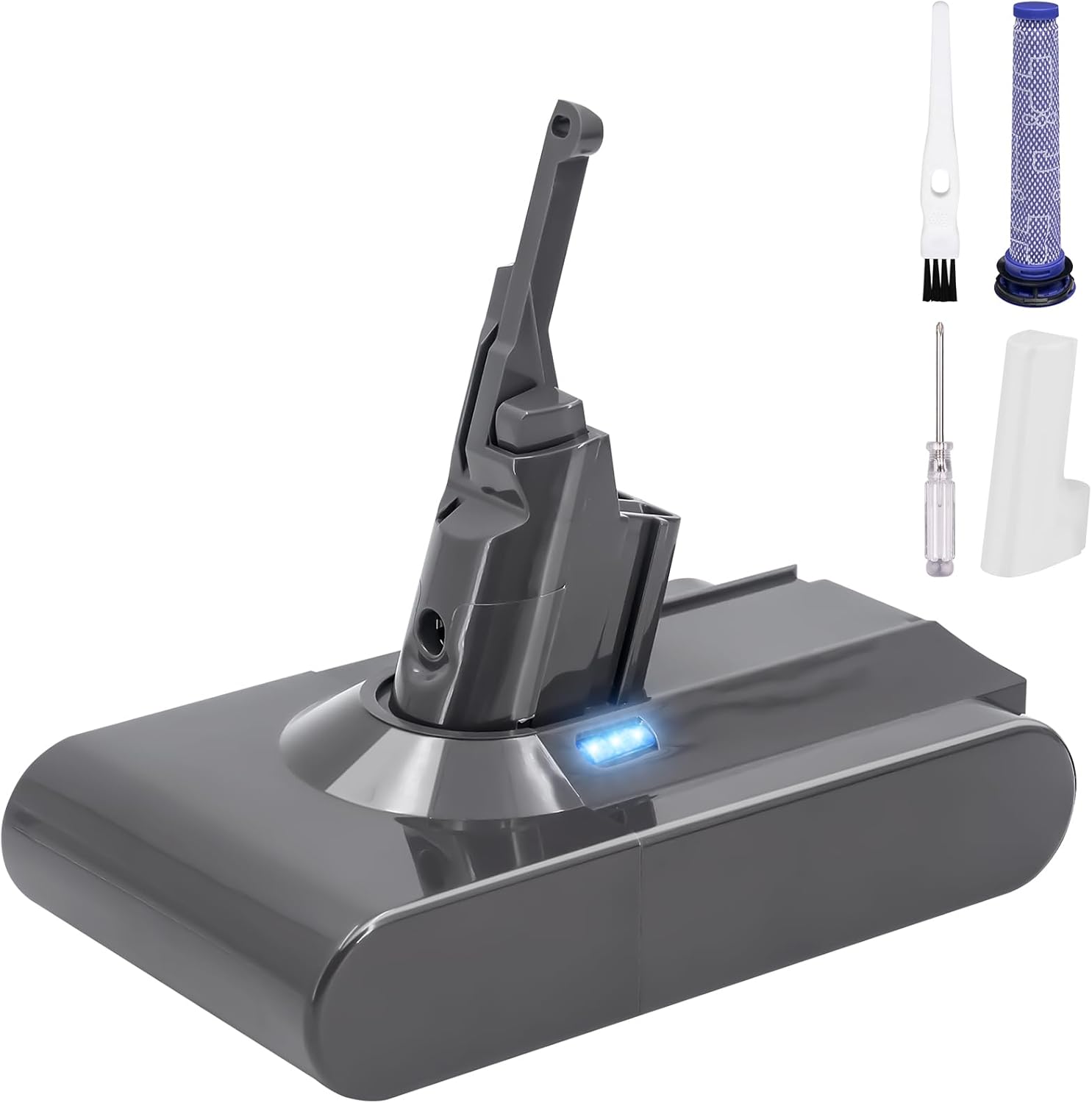 Dyson V8 Replacement Battery | 7000mAh with Filters | Fanshara