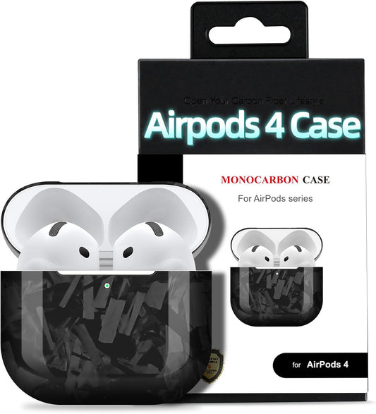 Real Forged Carbon Fiber Case for Airpods 4 - Ultra Light & Thin