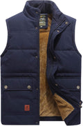 VtuAOL Men's Puffer Vest - Lightweight Warm Outerwear for Winter