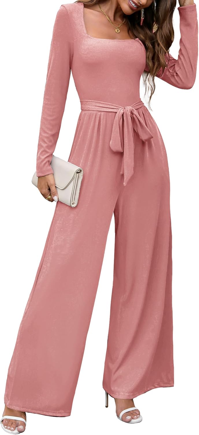 Stylish Jumpsuits For Women Dressy Long Sleeve Casual Wear