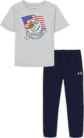 Under Armour Boys Hoodie Set - Lightweight Cotton-Blend Zip Up