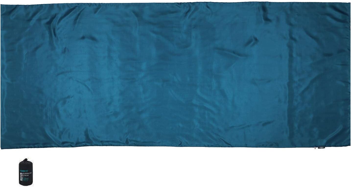 BROWINT Silk Sleeping Bag Liner - Extra Wide Travel Sheet