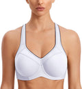 SYROKAN Women's Full Support High Impact Racerback Sports (Style TWJ1)