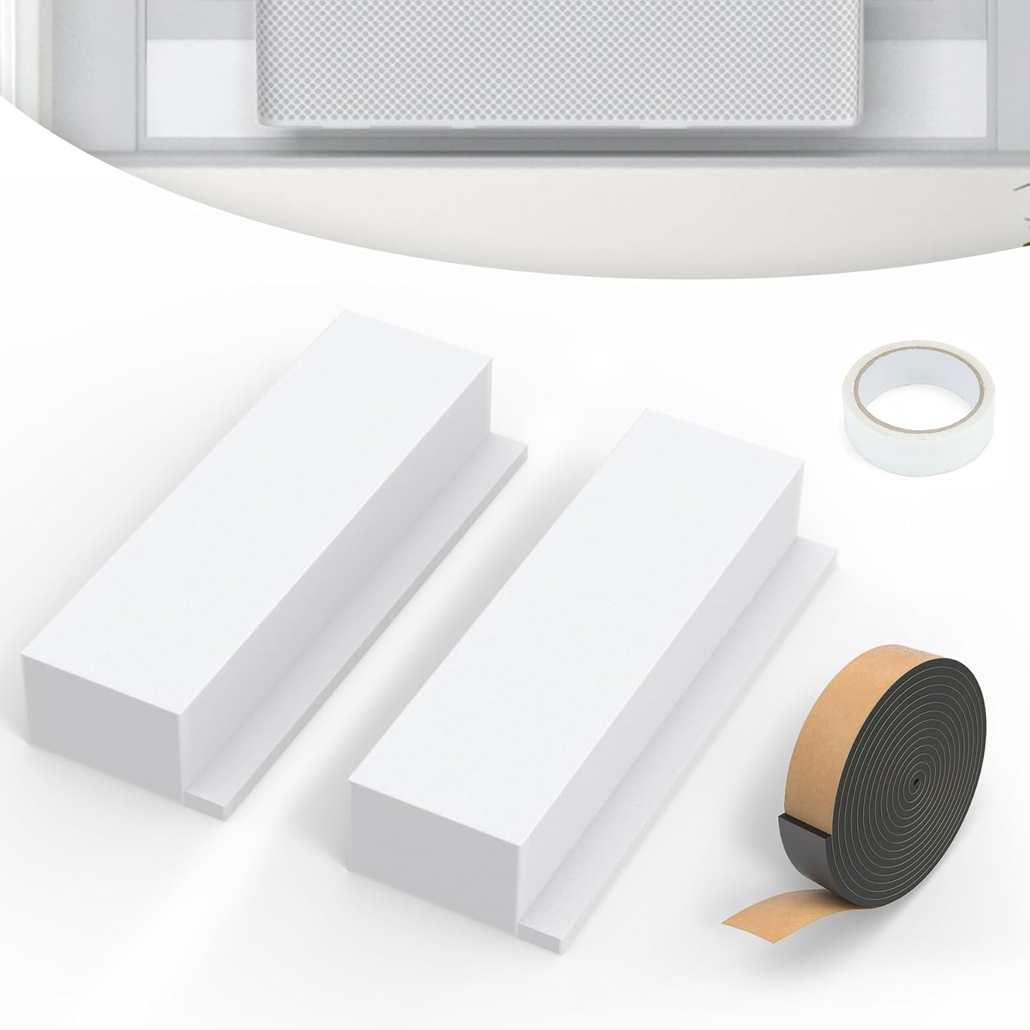 Wintcomfort U Shaped AC Foam Blocks - Stop Air Leakage!