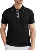 ALTAIREGA Men's Cotton Polo Shirts Casual Short Sleeve Classic Fit