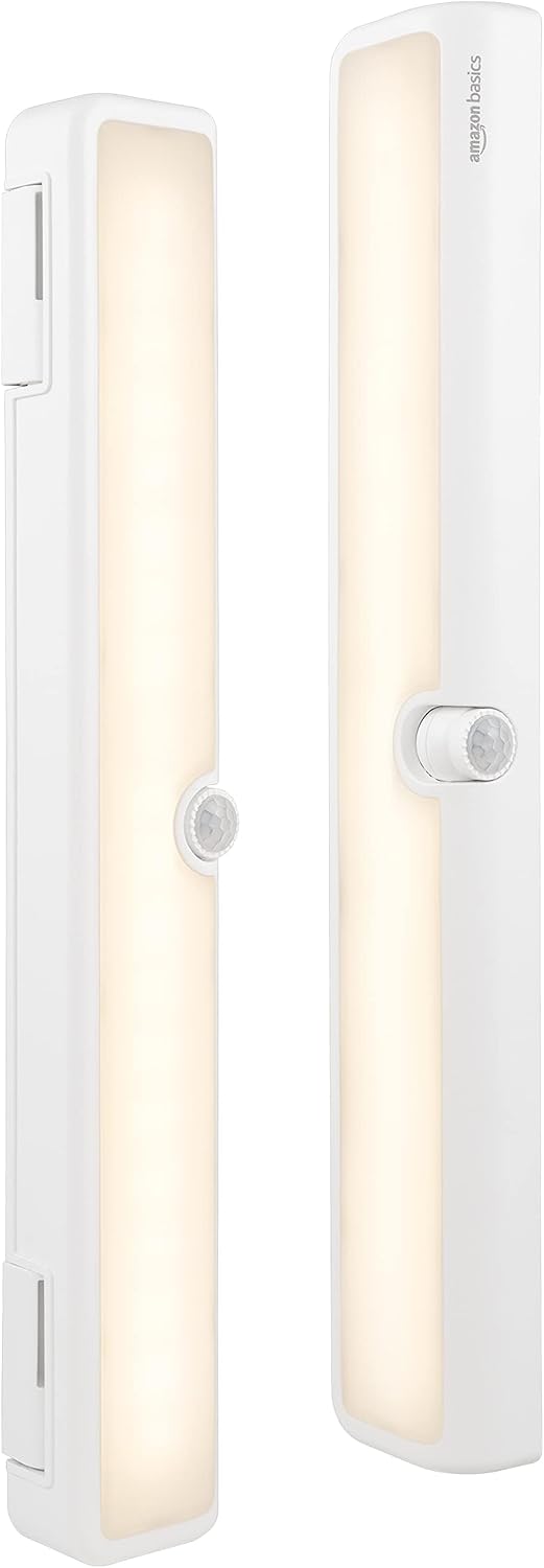 Basics Swivel Motion Sensor Light Bar - 2 Pack