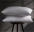 Feather Down Pillow Standard Size Set of 2 Pack - Hotel Feel for Home