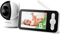Leviewlity Baby Monitor No WiFi 5in 1080P HD - Secure Nursery Monitor