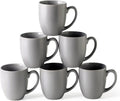 AmorArc Coffee Mugs Set of 6, Stylish Ceramic Mugs for All