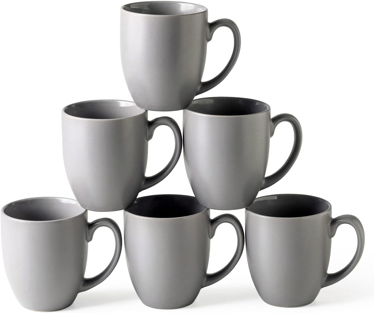 AmorArc Coffee Mugs Set of 6, Stylish Ceramic Mugs for All