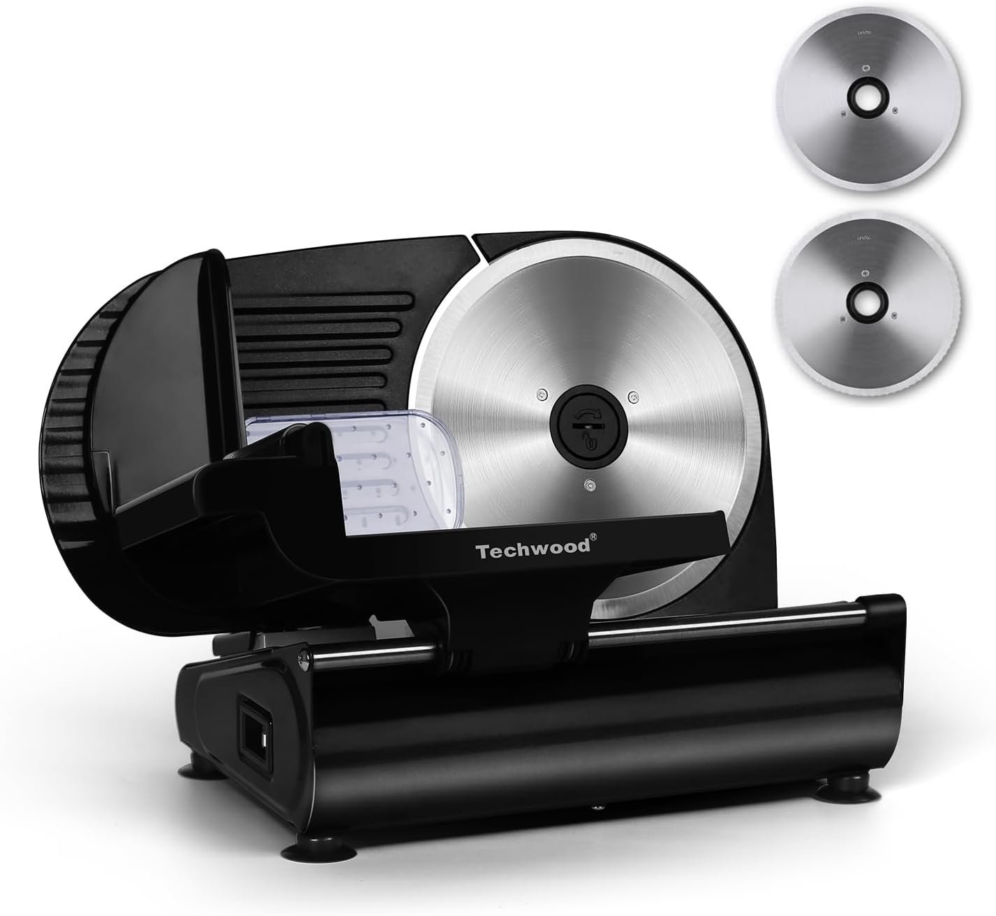 Electric Meat Slicer with 9 in Stainless Steel Blade for Food