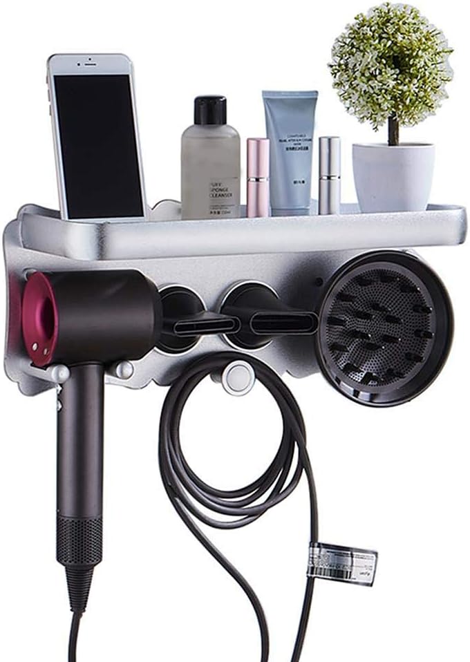 Magik Metal Wall Mount Holder for Dyson Hair Dryers