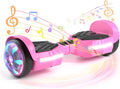 SIMATE Scooter with Bluetooth Speakers and LED Wheels - Fun, App