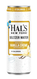 Hals New York Seltzer Water Vanilla Creme Sparkling Water Pack