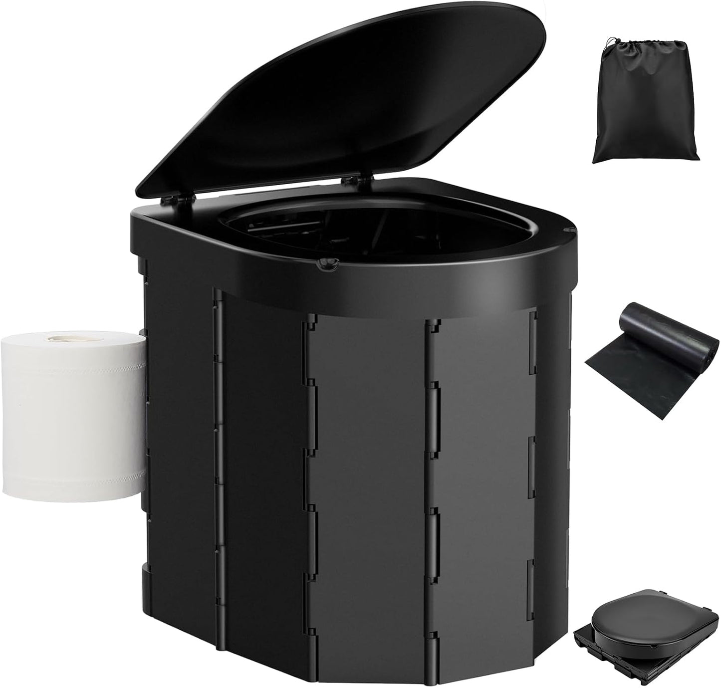 PAHTTO: Portable Folding Toilet for Adults, Waterproof & Handy