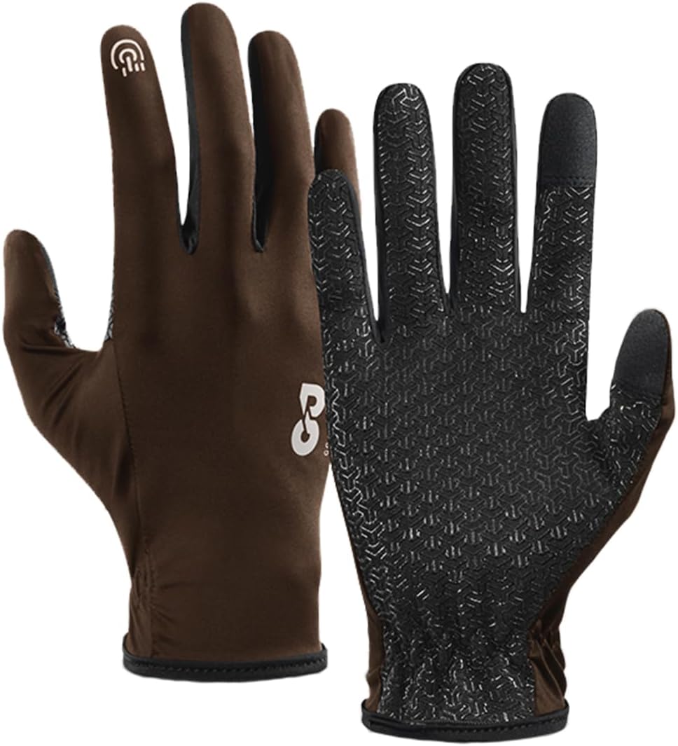 SUJAYU Full Finger Thin Hiking Gloves - UV Protection