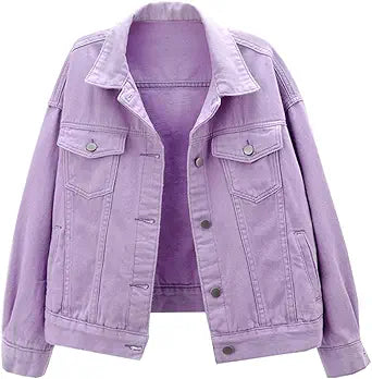 LifeShe Women's Basic Button Down Denim Jean Jacket Coat Review