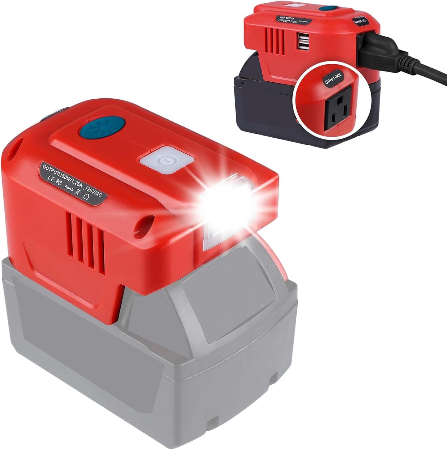 Portable 150W Milwaukee Power Inverter: Your On-The-Go Power Solution