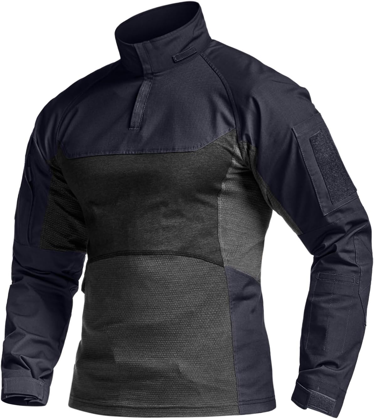 CQR Men's Tactical Combat Shirt 1/4 Zip for Outdoor Activities