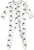 Bamboo Soft Baby Footie Pajamas for Newborns 0-24 Months