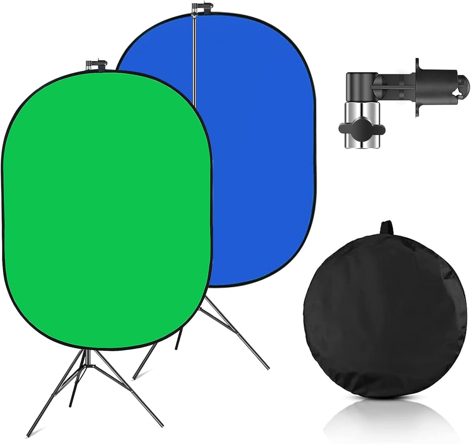 Portable Green Screen Backdrop with Stand for Photo and Video